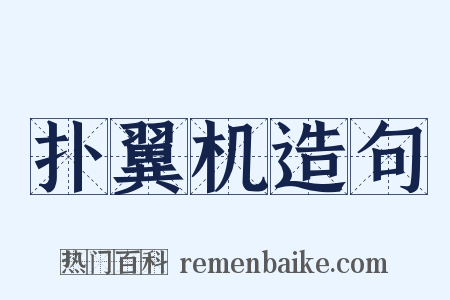 扑翼机造句是什么意思的图片